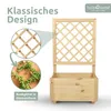 holz4home® Pflanzkasten mit Rankgitter S aus Kiefernholz I Produktbild-Vorschau 4
