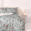 Estella Mako-Satin Bettwäsche 155x220 Estefania salbei Produktbild-Vorschau 4