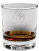 Mr. & Mrs. Panda Tumbler Glas Pinguin umarmen - Transparent Produktbild-Vorschau 1