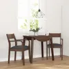 vidaXL Sedie da pranzo con cuscino 2 pz. Legno massiccio Anteprima dell’immagine prodotto 2