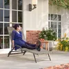 Outsunny Bain de soleil en résine tressée, chaise longue Voir les images du produit 2