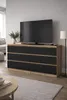 Commode en chêne Sonoma avec tiroirs, 140 cm de largeur, 6 Voir les images du produit 5