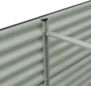 Plateau de jardin 240 x 80 x 81 cm Acier galvanisé gris Voir les images du produit 6