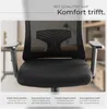 tectake® Bürostuhl Phoibe ergonomische Form mit Produktbild-Vorschau 8