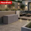 Floordirekt Gartenbox Holz-Optik wetterfeste Kissenbox 300L Produktbild-Vorschau 11