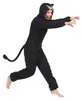 Panther-Kostüm für Damen Tierkostüm schwarz-grau - Produktbild-Vorschau 2