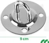 A close-up shot of a metal mounting bracket with a loop, likely for hanging. Produktbild-Vorschau