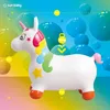 Skoczek dla dzieci do skakania z pompką Jednorożec biało Podgląd zdjęcia produktu 4
