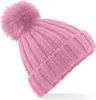 Beechfield B413 | Verbier Fur Pom Pom Chunky Beanie - Produktbild-Vorschau 1