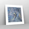 Poster - Poster ohne Rahmen - Gold Blau Farbe - 30x30 cm - Produktbild-Vorschau 7