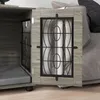 PawHut Hundebox für Zuhause, Hundehaus mit Kissen, Produktbild-Vorschau 9