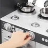 Cucina in legno XXL con illuminazione LED, grembiule e Anteprima dell’immagine prodotto 19