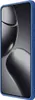 A blue phone case is shown from the side. Produktbild-Vorschau