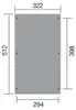 Einzelcarport 617 Gr.1 ohne Dach B x T x H 322 x 512 x 233 Produktbild-Vorschau 3