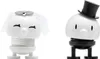 Two spring-loaded figurines, one representing a bride and the other a groom, are displayed against a white background. Produktbild-Vorschau