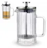 Kaffee- und Tee-Ei Glas 350ml French Press silber KLAUSBERG Produktbild-Vorschau 14