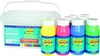 A set of eight bottles of SOLO Goya TRITON acrylic paint in a clear plastic container with a handle. Anteprima dell’immagine prodotto