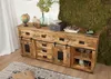 MASSIVMOEBEL24 | credenza in legno di Mango 200x45x90 mango Anteprima dell’immagine prodotto 3