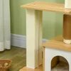 Arbre à chat PawHut, hauteur 114 cm, arbre à chat, arbre à Voir les images du produit 8