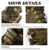 Ponder Statue-Silence is Gold Abstrakte Kunst Statue Modern Produktbild-Vorschau 3