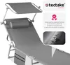tectake, sada 2 skládacích lehátek s opěrkou hlavy a Náhled obrázku produktu 6