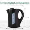 Cestovná kanvica Emerio WK-121616.1, 1 l, 900 W Náhľad obrázku produktu 7