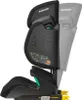 Side view of a black Maxi-Cosi RodiFix M i-Size car seat, shown with its adjustable headrest and ISOFIX connectors. Produktbild-Vorschau