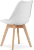 Set da pranzo 1+4, tavolo KAMI 80x80 bianco + sedia BALI Anteprima dell’immagine prodotto 5