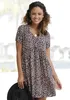 LASCANA Blusenkleid mit Herzchenprint, lockeres Webkleid, Produktbild-Vorschau 3