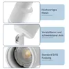 ZMH LED stropné svetlo 6 Flame White Vintage Nastaviteľné Náhľad obrázku produktu 3