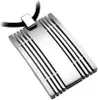 CMY Steel Hochwertiger Edelstahl Anhänger Kette Teil Matt Produktbild-Vorschau 1