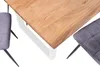 Baumkantentisch 120 x 80 cm Dana, massiver Esstisch Eiche, Produktbild-Vorschau 5