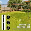 VEVOR Rete da Pallavolo Regolabile in Altezza, 9,7 x 2,4 m Anteprima dell’immagine prodotto 2