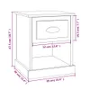 Nachttisch Hochglanz-Weiß 39x39x47,5 cm Holzwerkstoff Produktbild-Vorschau 10