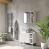Mobiletto per lavabo Vicco Leano Bianco 80 x 62 cm con 2 Anteprima dell’immagine prodotto 4