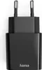 A black HAMA USB-C PD 20W fast charger is shown against a white background. Anteprima dell’immagine prodotto