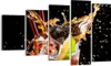 Bild auf Leinwand - Leinwandbild - Trinken saft cocktail Produktbild-Vorschau 1
