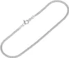 Armband 925 Sterling Silber 19cm Panzerkette diamantiert Produktbild-Vorschau 1