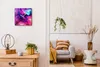 Coloray Uhr auf Leinwand 30x30 cm Wand Uhr Dekoration Produktbild-Vorschau 3