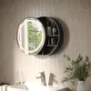 Specchio contenitore bagno Vicco Silva Nero 50 x 50 cm con Anteprima dell’immagine prodotto 3