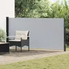 vidaXL Markiza boczna rozkładana, szara, 500 x 120 cm, Podgląd zdjęcia produktu 2