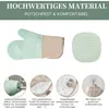 Ofenhandschuhe 6er Set, Topfhandschuhe Silikon, Lange Produktbild-Vorschau 3
