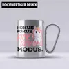 Trendation - Lustige F Dich Modus Edelstahl Tasse Karabiner Produktbild-Vorschau 2