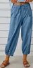 ASKSA Damen 7/8 Länge Hose Weitem Bein Freizeithose Leicht Produktbild-Vorschau 1
