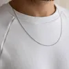 MATERIA 925 Silber Halskette für Frauen Herren - feine Produktbild-Vorschau 3