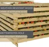 STOLMAK Komposter 600L 100x70x100 cm Kiefernholz Produktbild-Vorschau 8