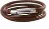 Lederkette 2 mm Herren Halskette Braun 17-100 cm lang mit Produktbild-Vorschau 1
