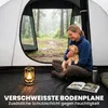 Outsunny Tunnelzelt für 4 Personen, Campingzelt mit Zwei Produktbild-Vorschau 5