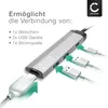 CELLONIC 4-in-1 Multi USB Port Hub - USB C zu HDMI Adapter Produktbild-Vorschau 3