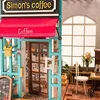 PUZZLE 3D ROBOTIME MINIATURCAFE Simon's Coffee HOLZHAUS 203 Produktbild-Vorschau 24